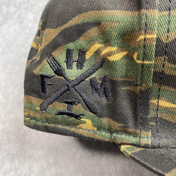 Vintage Farmers Market Hawaii Snapback Hat Embroidered Camouflage - Picture 4 of 8